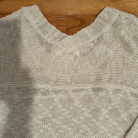 NWT LF Millau Cream Hi/Low Sweater - Picture 6 of 8